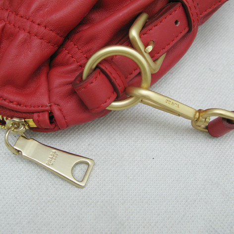 2014 Prada tessuto gauffre nappa leather tote bags BR4674 red for sale - Click Image to Close